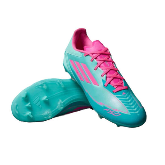 Adidas F50 MESSI Cleats FG/MG Flash Aqua Lucid Pink IH0928 NEW Men’s 9 Wmn 10